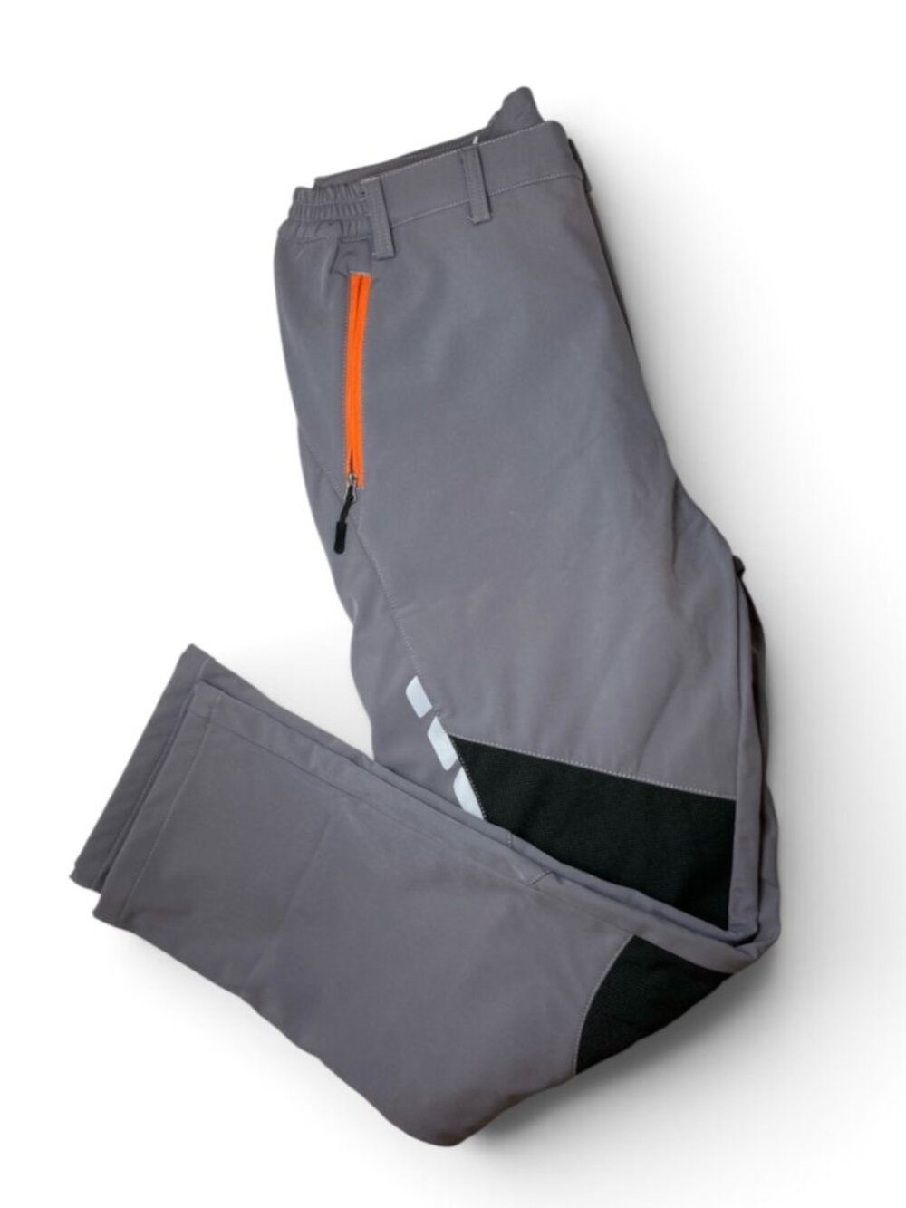 NEW Men's Size 34 TacVasen Tactical Outdoor Hiking Pants Gray Black Fleece Lined
